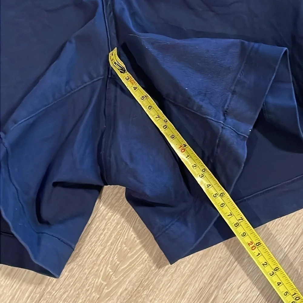 Lane Bryant Women Shorts Size 20 Blue High Rise Stretch Cotton Causal Classic